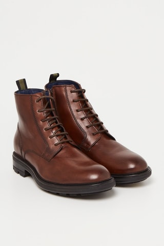 Bottines en cuir Rexton - Marron