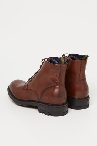 Bottines en cuir Rexton - Marron