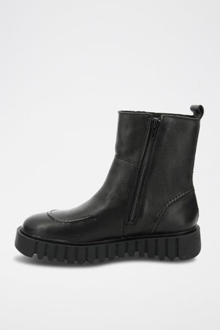 Leren Enkellaarzen Kick Fancy Zwart