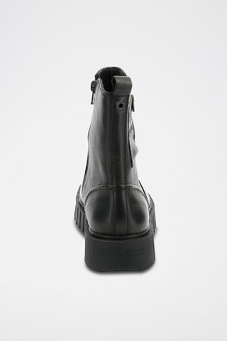 Leren Enkellaarzen Kick Fancy Zwart