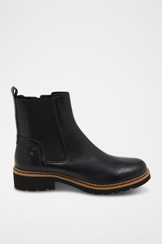 Leren Chelsea Boots Chaton - Zwart