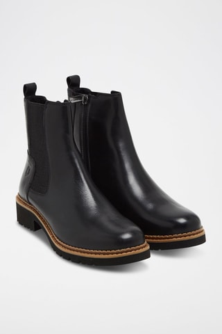 Leren Chelsea Boots Chaton - Zwart