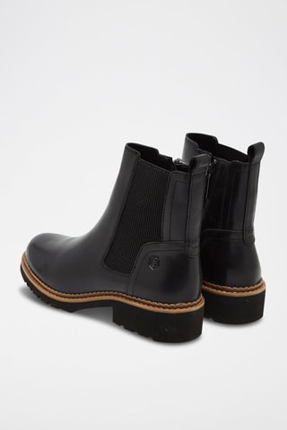 Leren Chelsea Boots Chaton - Zwart