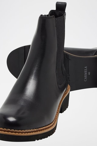 Leren Chelsea Boots Chaton - Zwart