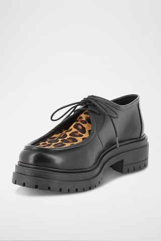 Leren Derby's Gominette - Zwart