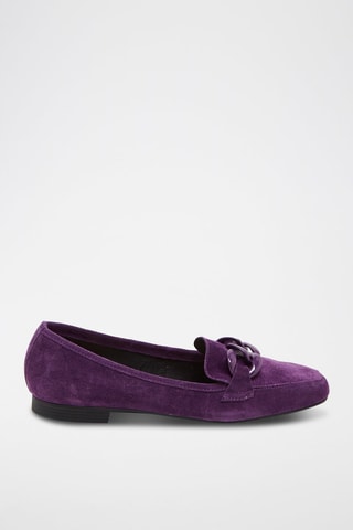 Splitleren Mocassins Paars