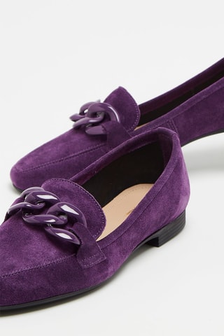 Splitleren Mocassins Paars