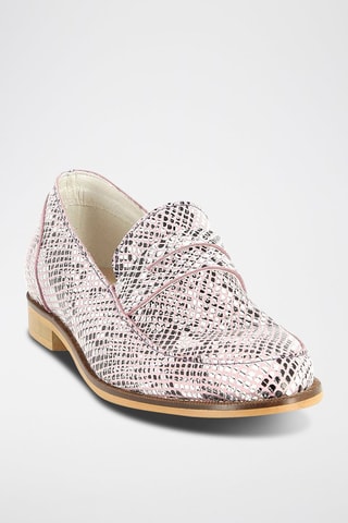 Leren Mocassins Cadette Roze