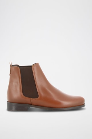 Leren Chelsea Boots Caramel 3 - Bruin