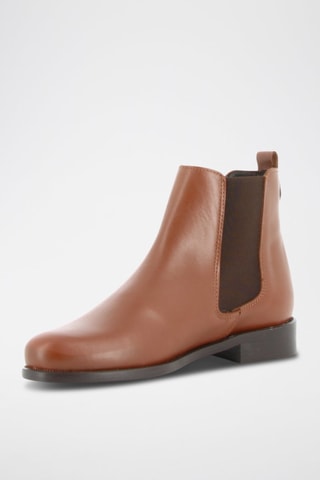 Leren Chelsea Boots Caramel 3 - Bruin