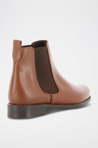 Leren Chelsea Boots Caramel 3 - Bruin