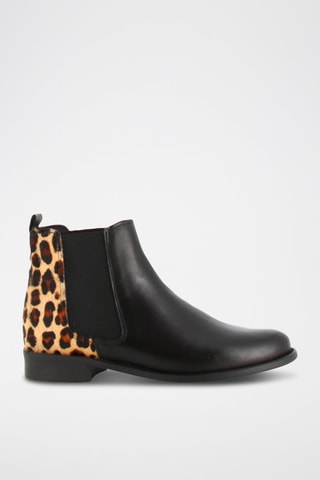 Leren Chelsea Boots Bebop 3 - Zwart