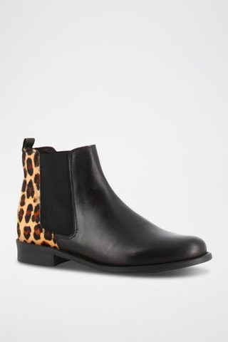 Leren Chelsea Boots Bebop 3 - Zwart