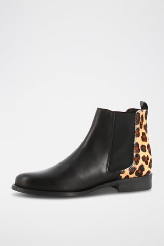 Leren Chelsea Boots Bebop 3 - Zwart