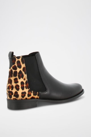 Leren Chelsea Boots Bebop 3 - Zwart