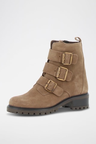 Nubuck Enkellaarzen Argo - Taupe