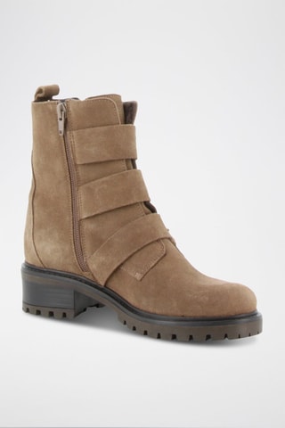 Nubuck Enkellaarzen Argo - Taupe