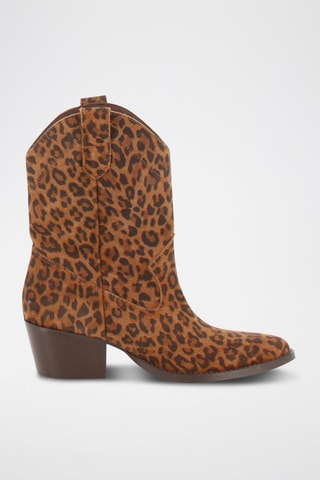 Nubuck Enkellaarzen Lotta - Camel