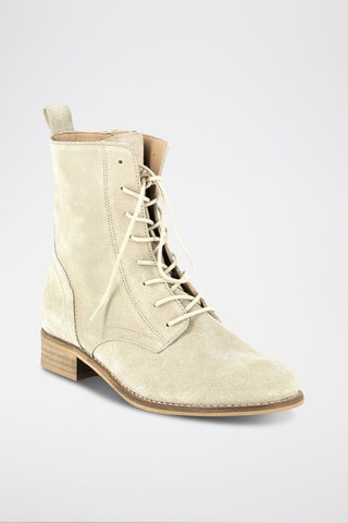 Nubuck Enkellaarzen Canaille - Beige