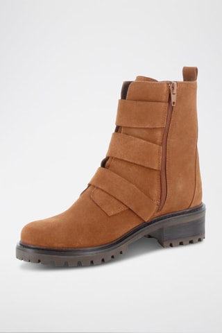 Nubuck Enkellaarzen Argo - Camel