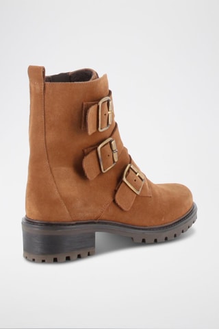 Nubuck Enkellaarzen Argo - Camel