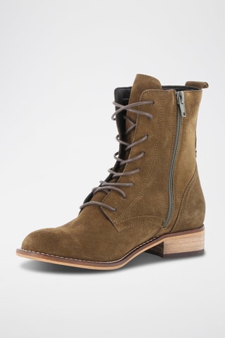 Nubuck Enkellaarzen Canaille - Kaki