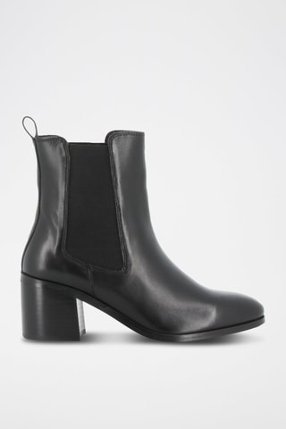 Leren Chelsea Boots Elysa - Zwart
