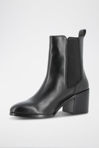 Leren Chelsea Boots Elysa - Zwart