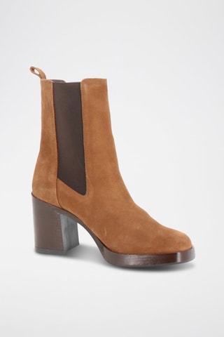 Nubuck Chelsea Boots Caliope - Camel