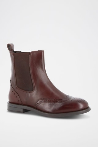 Leren Chelsea Boots Jessie - Bruin