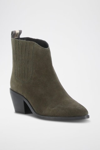 Nubuck Enkellaarzen Oxane - Kaki