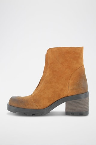 Bottines en nubuck Gita - Camel