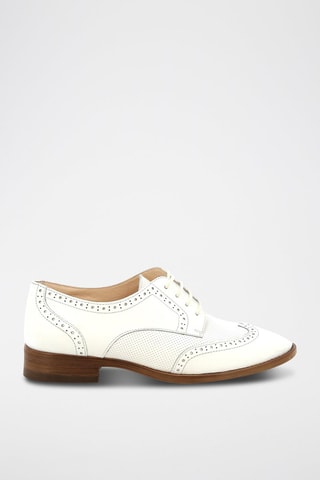 Richelieus en cuir Vaillant Blanc