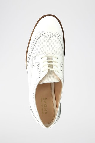 Richelieus en cuir Vaillant Blanc
