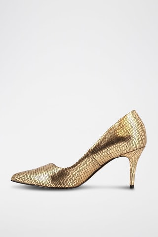 Leren Pumps Elena - Goudkleurig