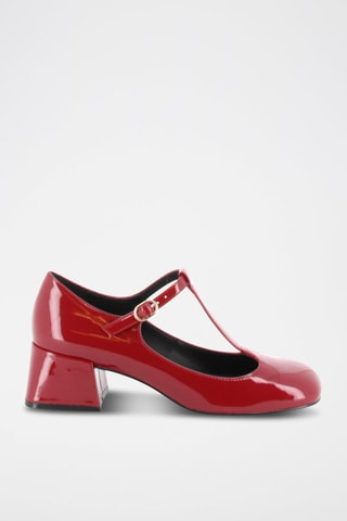 Gelakte Saloméschoenen Camylle - Rood