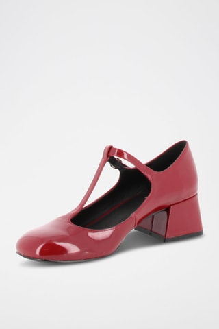Gelakte Saloméschoenen Camylle - Rood