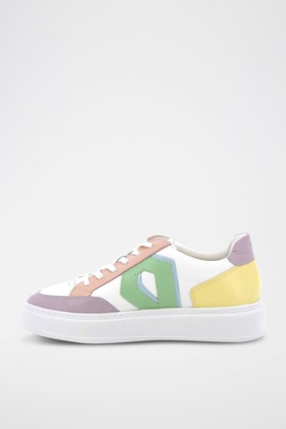 Leren Sneakers Lilac Wit