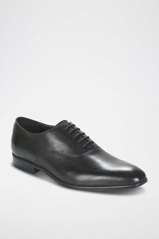 Richelieus en cuir Palermo - Noir