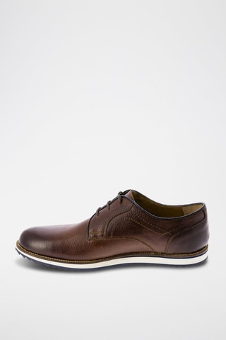 Derbies em couro Cocker - Castanho