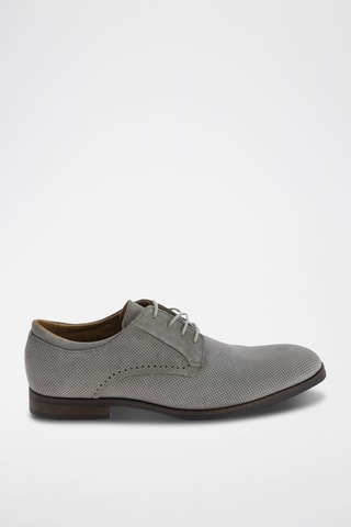 Derbies em couro Var - Cinzento