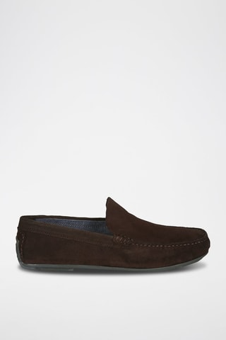 Mocassins em nobuck Biouty - Castanho-escuro