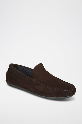 Mocassins em nobuck Biouty - Castanho-escuro