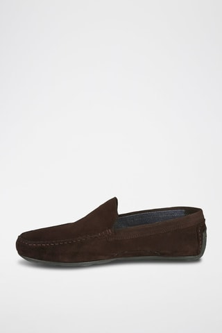Mocassins em nobuck Biouty - Castanho-escuro