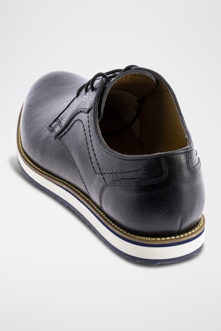 Derbies em couro Cocker - Preto