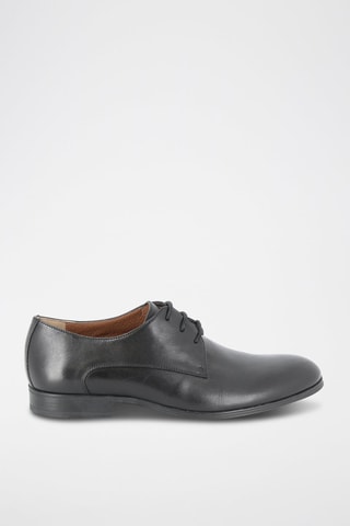 Derbies em couro Trefori - Preto