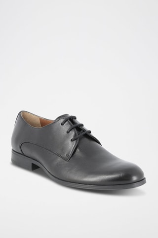 Derbies em couro Trefori - Preto