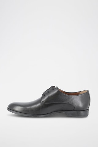 Derbies em couro Trefori - Preto