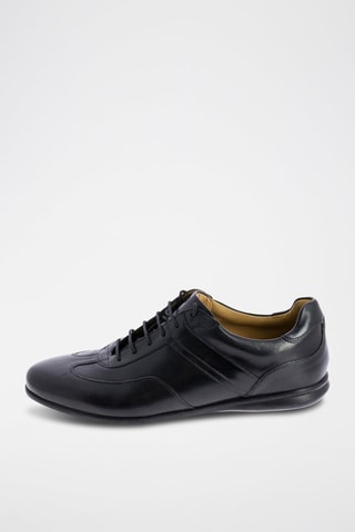 Baskets en cuir Trevise - Noir