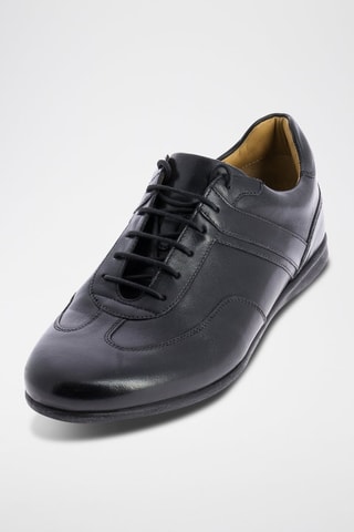 Baskets en cuir Trevise - Noir